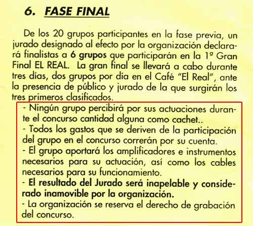 Detalle bases del concurso