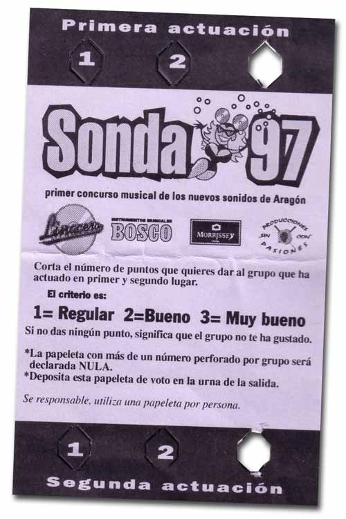 Papeleta votaci&oacute;n Sonda 97